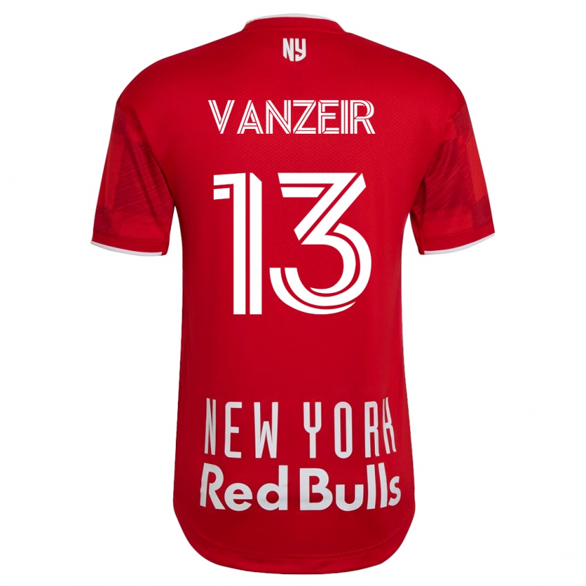 Heren Dante Vanzeir #13 Beige-Gouden Uitshirt Uittenue 2023/24 T-Shirt België