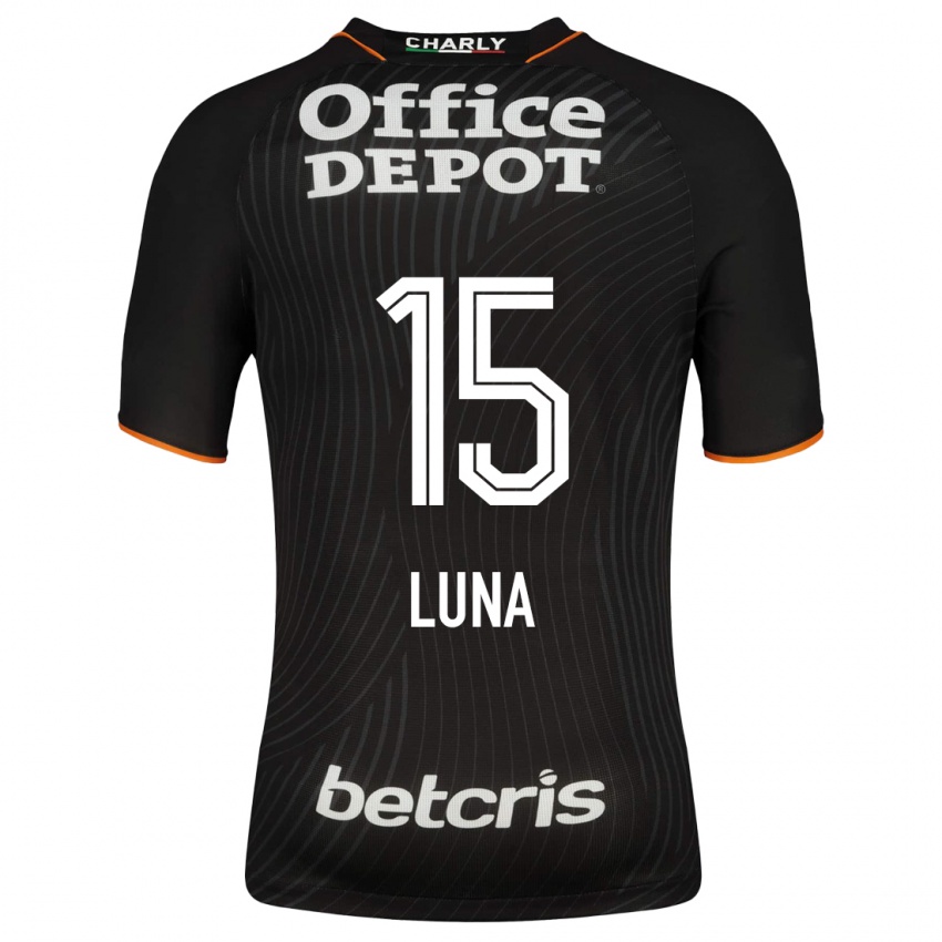 Herren Israel Luna #15 Schwarz Auswärtstrikot Trikot 2023/24 T-Shirt Belgien