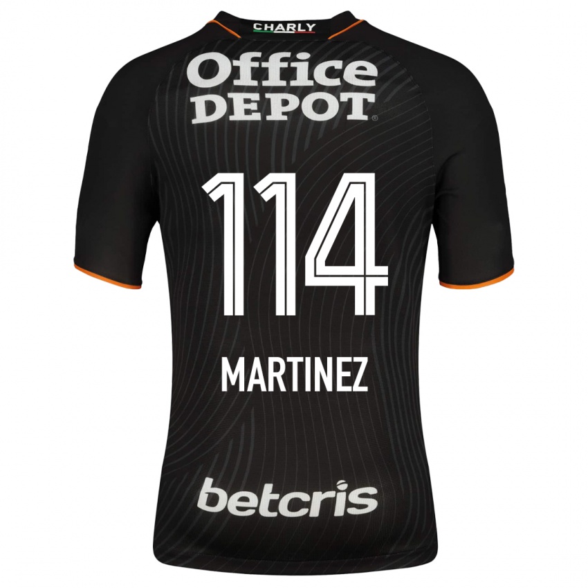 Herren Jesús Martínez #114 Schwarz Auswärtstrikot Trikot 2023/24 T-Shirt Belgien