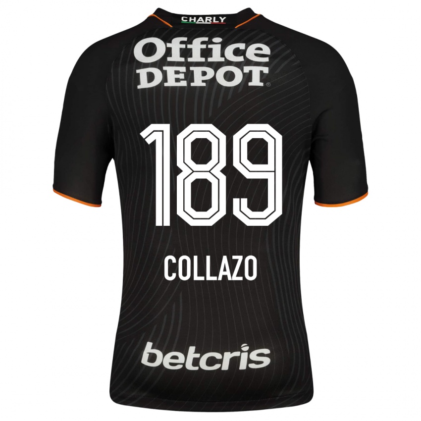 Herren David Collazo #189 Schwarz Auswärtstrikot Trikot 2023/24 T-Shirt Belgien