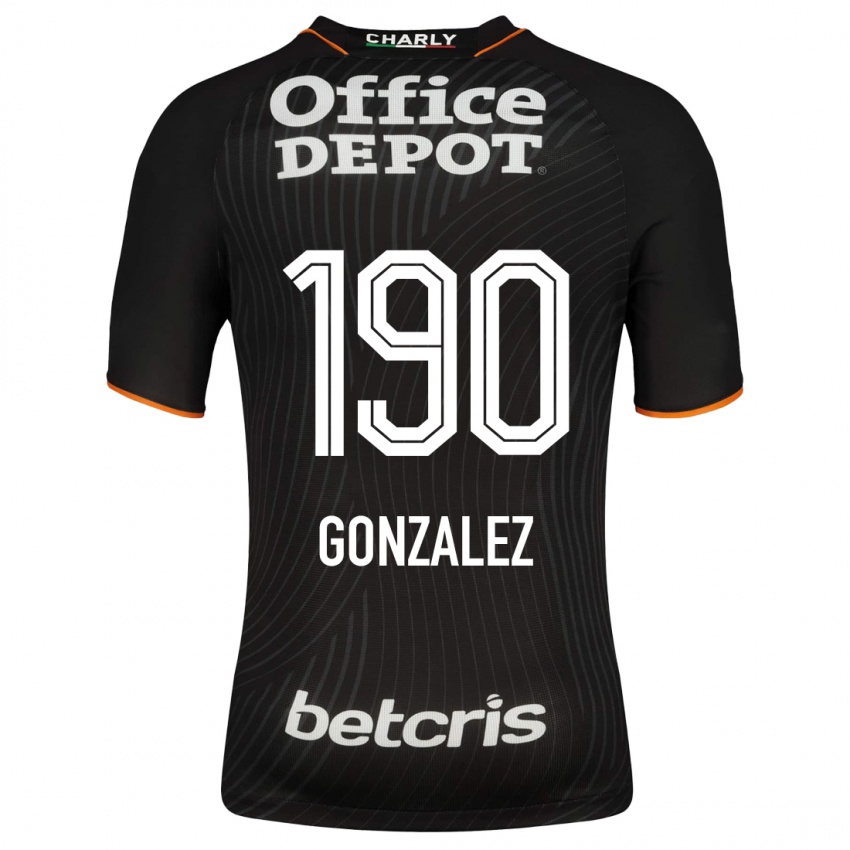 Herren Owen González #190 Schwarz Auswärtstrikot Trikot 2023/24 T-Shirt Belgien