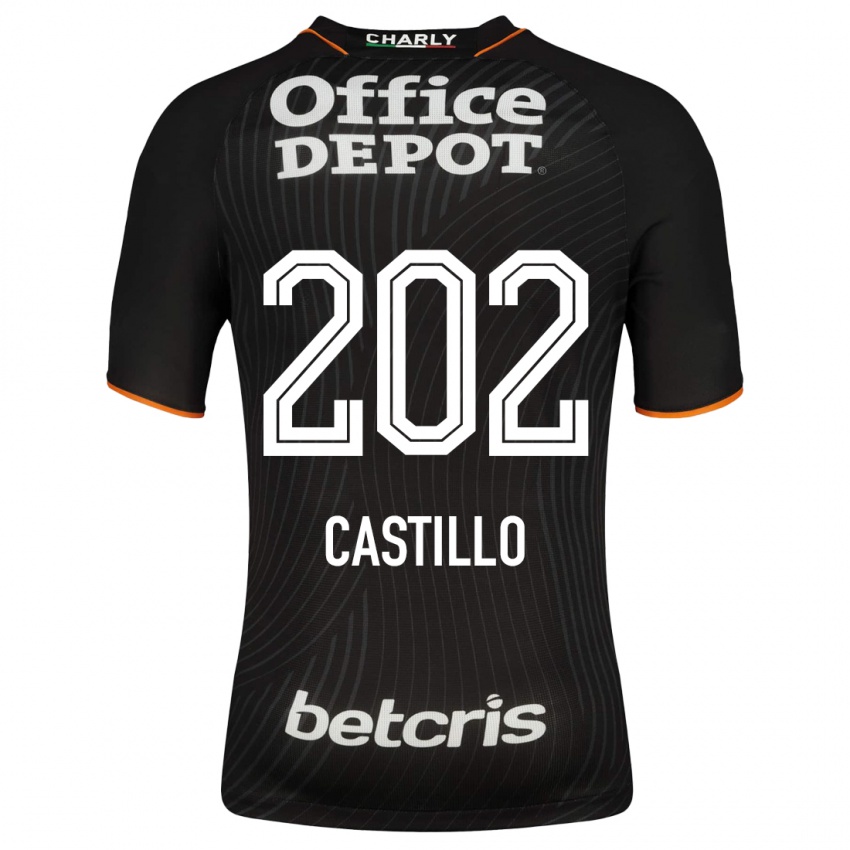 Herren José Castillo #202 Schwarz Auswärtstrikot Trikot 2023/24 T-Shirt Belgien