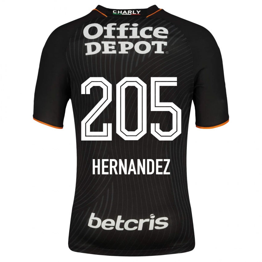 Herren Sergio Hernández #205 Schwarz Auswärtstrikot Trikot 2023/24 T-Shirt Belgien
