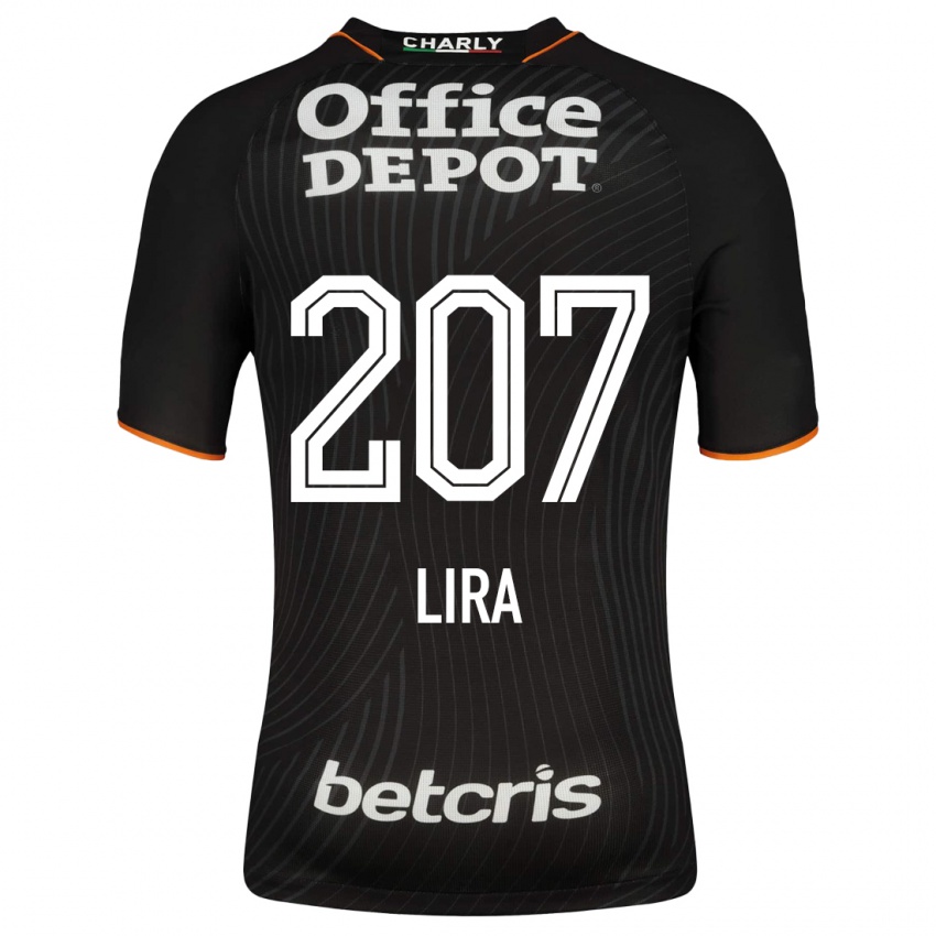 Herren Almir Lira #207 Schwarz Auswärtstrikot Trikot 2023/24 T-Shirt Belgien