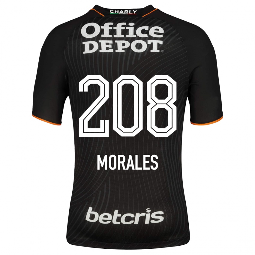 Herren Erik Morales #208 Schwarz Auswärtstrikot Trikot 2023/24 T-Shirt Belgien