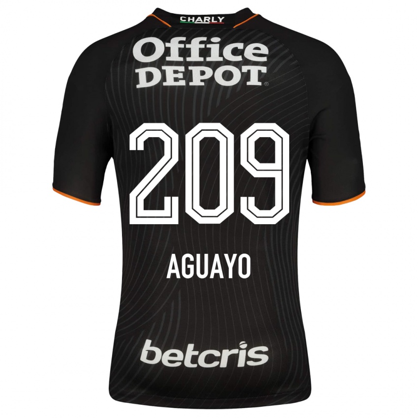 Herren Sergio Aguayo #209 Schwarz Auswärtstrikot Trikot 2023/24 T-Shirt Belgien