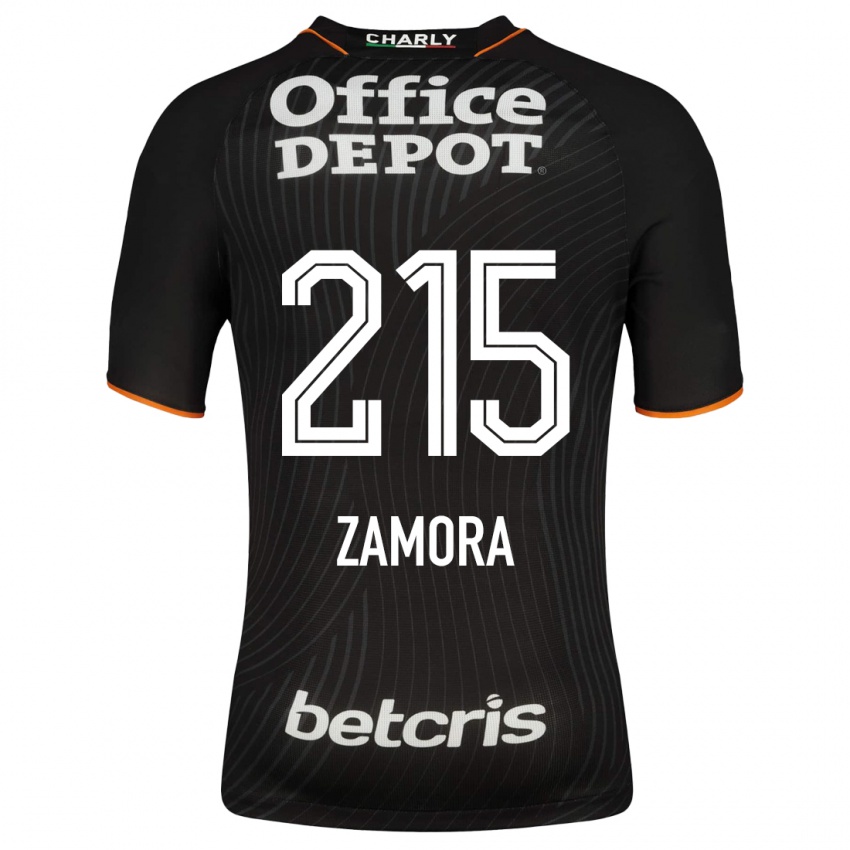 Herren Yahir Zamora #215 Schwarz Auswärtstrikot Trikot 2023/24 T-Shirt Belgien