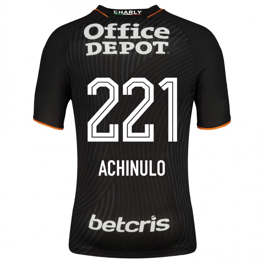 Herren Princewill Achinulo #221 Schwarz Auswärtstrikot Trikot 2023/24 T-Shirt Belgien