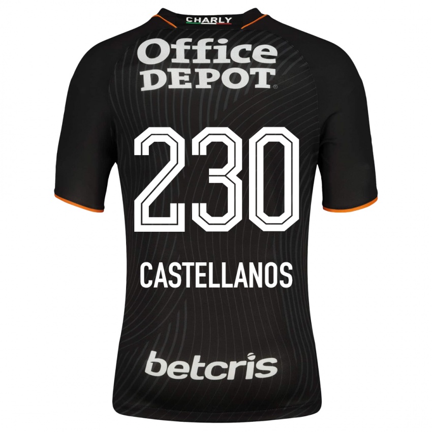 Herren Edson Castellanos #230 Schwarz Auswärtstrikot Trikot 2023/24 T-Shirt Belgien