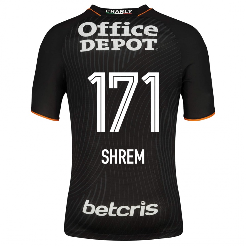 Herren David Shrem #171 Schwarz Auswärtstrikot Trikot 2023/24 T-Shirt Belgien