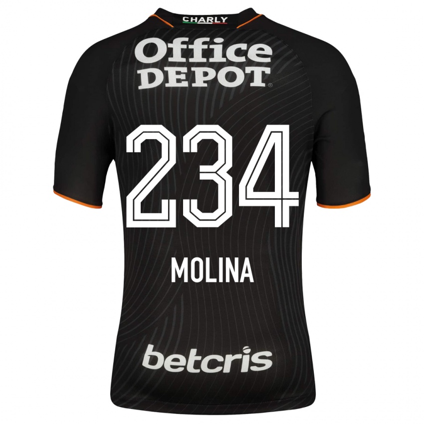 Herren Yoshimar Molina #234 Schwarz Auswärtstrikot Trikot 2023/24 T-Shirt Belgien