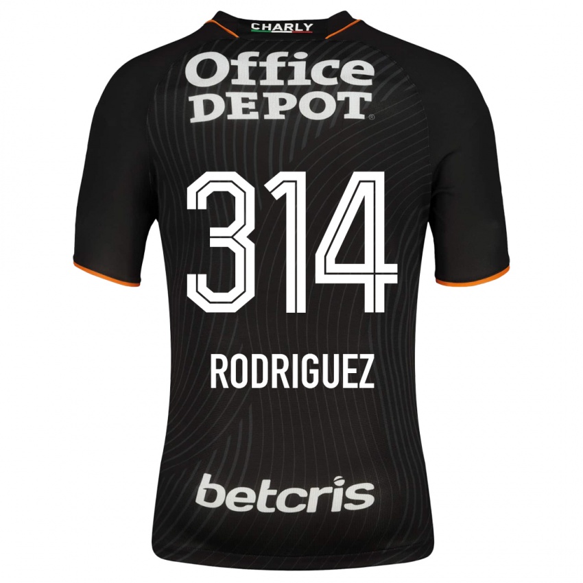 Herren Alan Rodríguez #314 Schwarz Auswärtstrikot Trikot 2023/24 T-Shirt Belgien