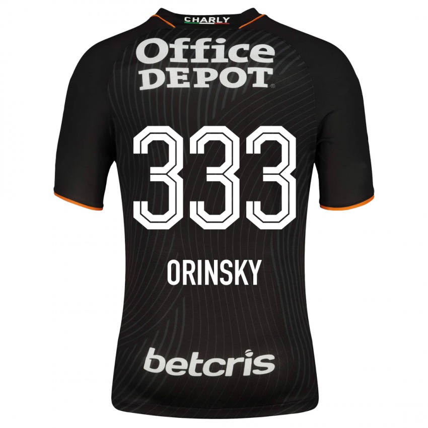 Herren Edson Orinsky #333 Schwarz Auswärtstrikot Trikot 2023/24 T-Shirt Belgien