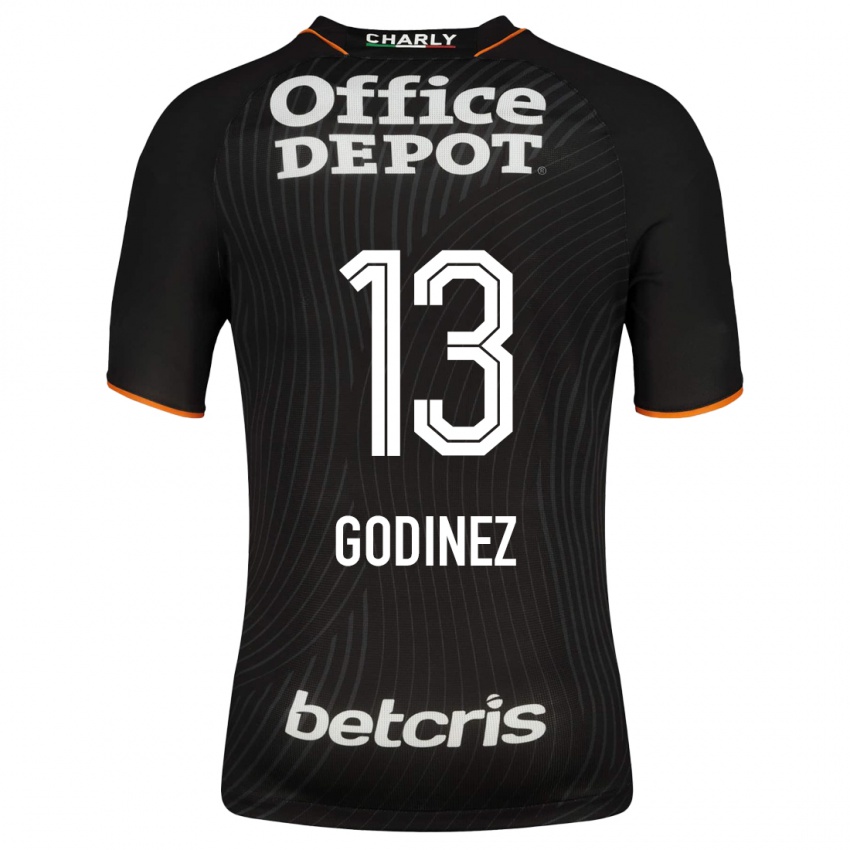 Herren Alexandra Godínez #13 Schwarz Auswärtstrikot Trikot 2023/24 T-Shirt Belgien