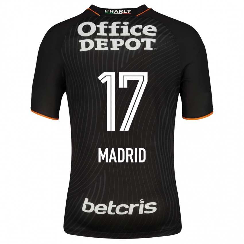 Herren Yanín Madrid #17 Schwarz Auswärtstrikot Trikot 2023/24 T-Shirt Belgien