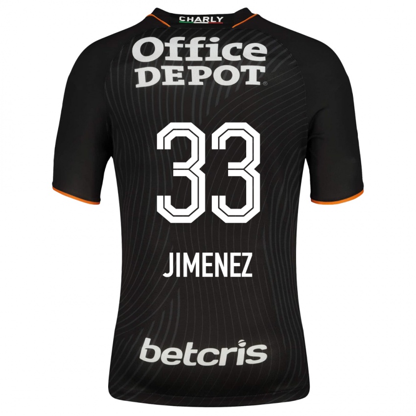 Herren Stefani Jiménez #33 Schwarz Auswärtstrikot Trikot 2023/24 T-Shirt Belgien
