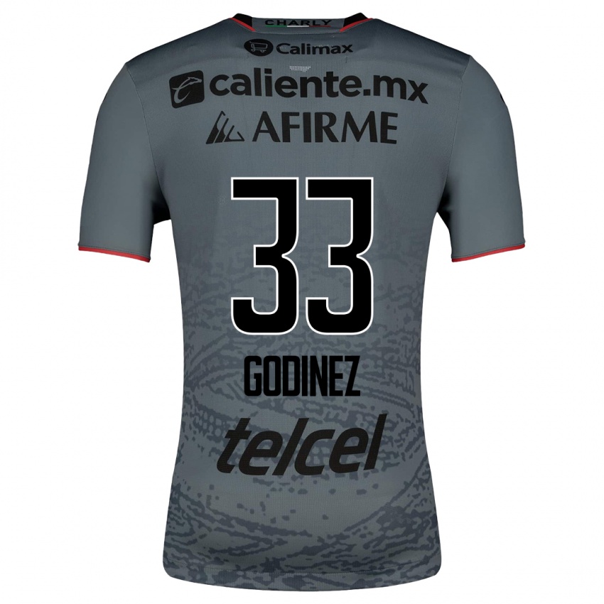 Herren Rodrigo Godínez #33 Grau Auswärtstrikot Trikot 2023/24 T-Shirt Belgien
