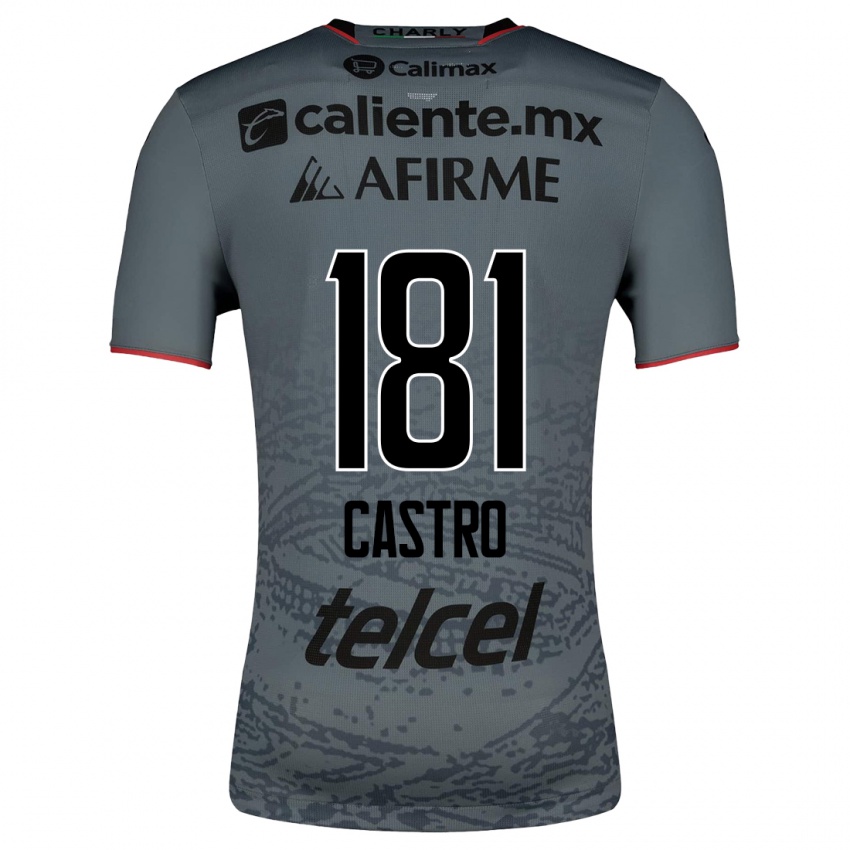 Herren José Castro #181 Grau Auswärtstrikot Trikot 2023/24 T-Shirt Belgien
