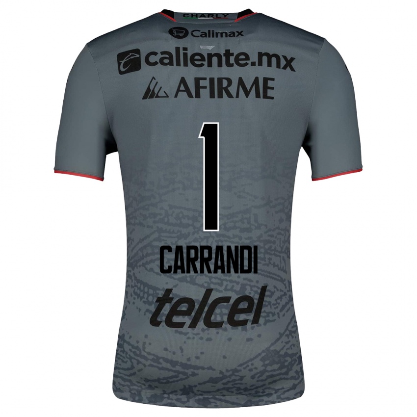 Herren Daniela Carrandi #1 Grau Auswärtstrikot Trikot 2023/24 T-Shirt Belgien