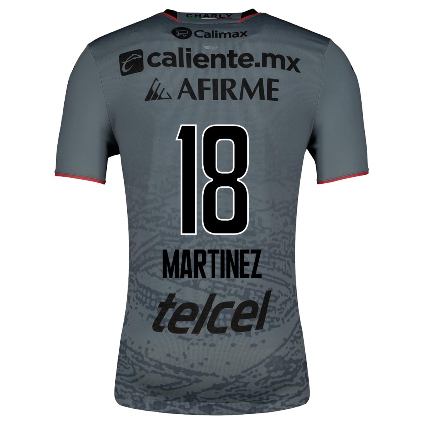 Herren Natividad Martínez #18 Grau Auswärtstrikot Trikot 2023/24 T-Shirt Belgien