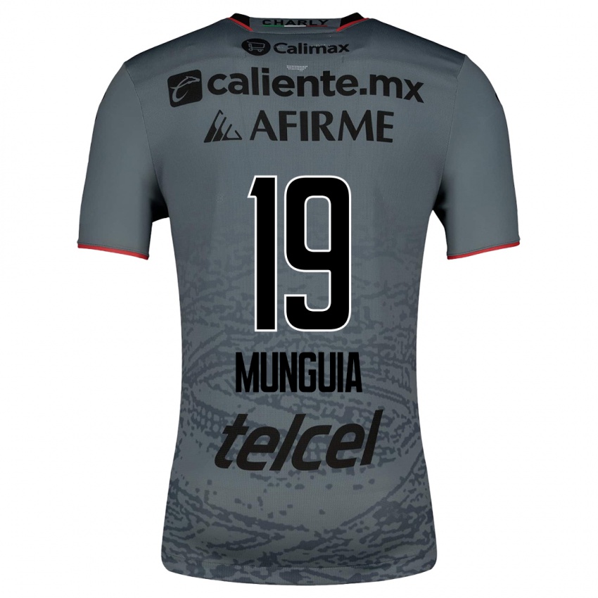 Homme Maillot Mariana Munguia #19 Gris Tenues Extérieur 2023/24 T-Shirt Belgique