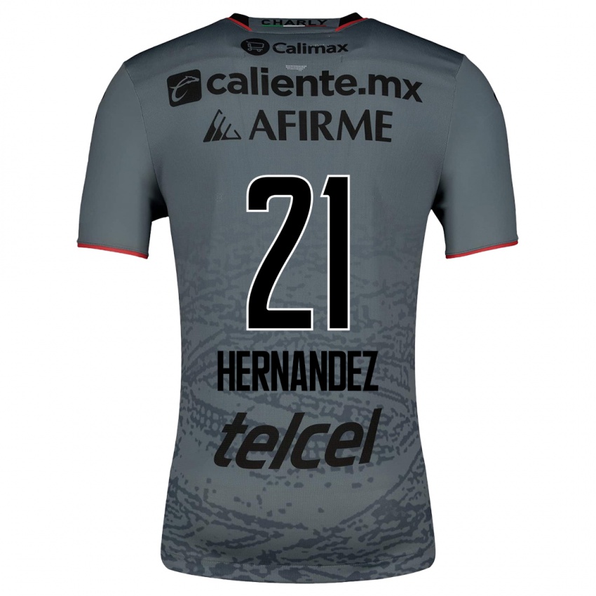 Heren Inglis Hernandez #21 Grijs Uitshirt Uittenue 2023/24 T-Shirt België
