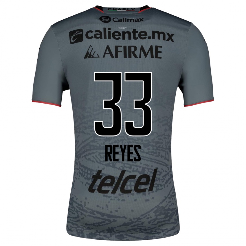 Heren Jazmín Reyes #33 Grijs Uitshirt Uittenue 2023/24 T-Shirt België