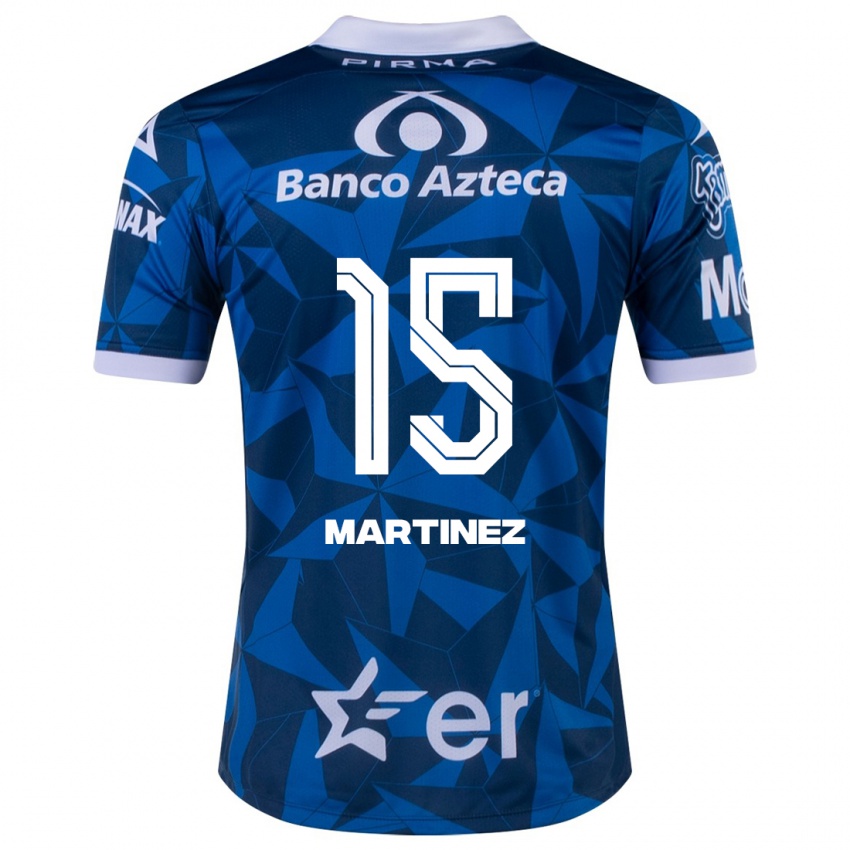 Herren Guillermo Martínez #15 Blau Auswärtstrikot Trikot 2023/24 T-Shirt Belgien