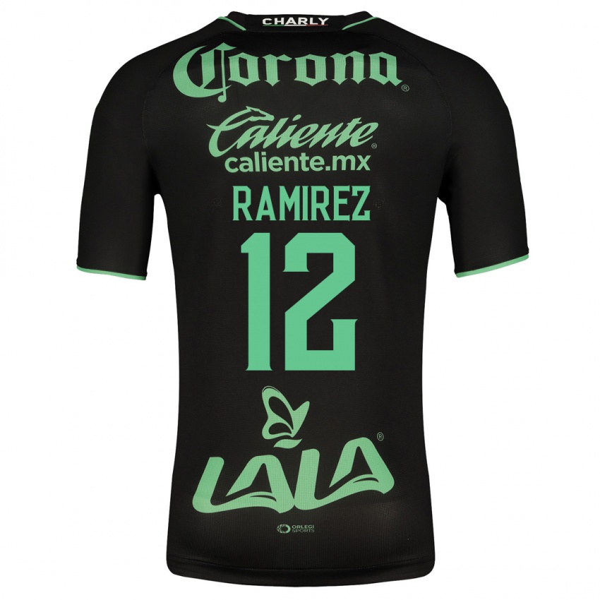 Herren Santiago Ramírez #12 Schwarz Auswärtstrikot Trikot 2023/24 T-Shirt Belgien
