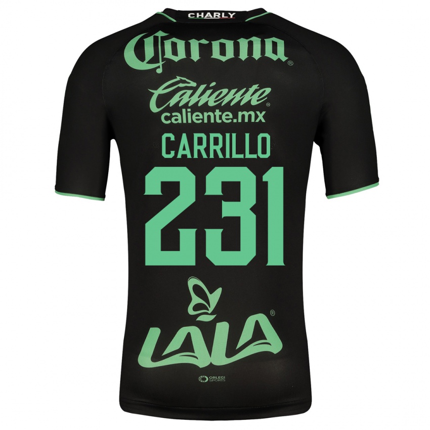 Herren Ángel Carrillo #231 Schwarz Auswärtstrikot Trikot 2023/24 T-Shirt Belgien