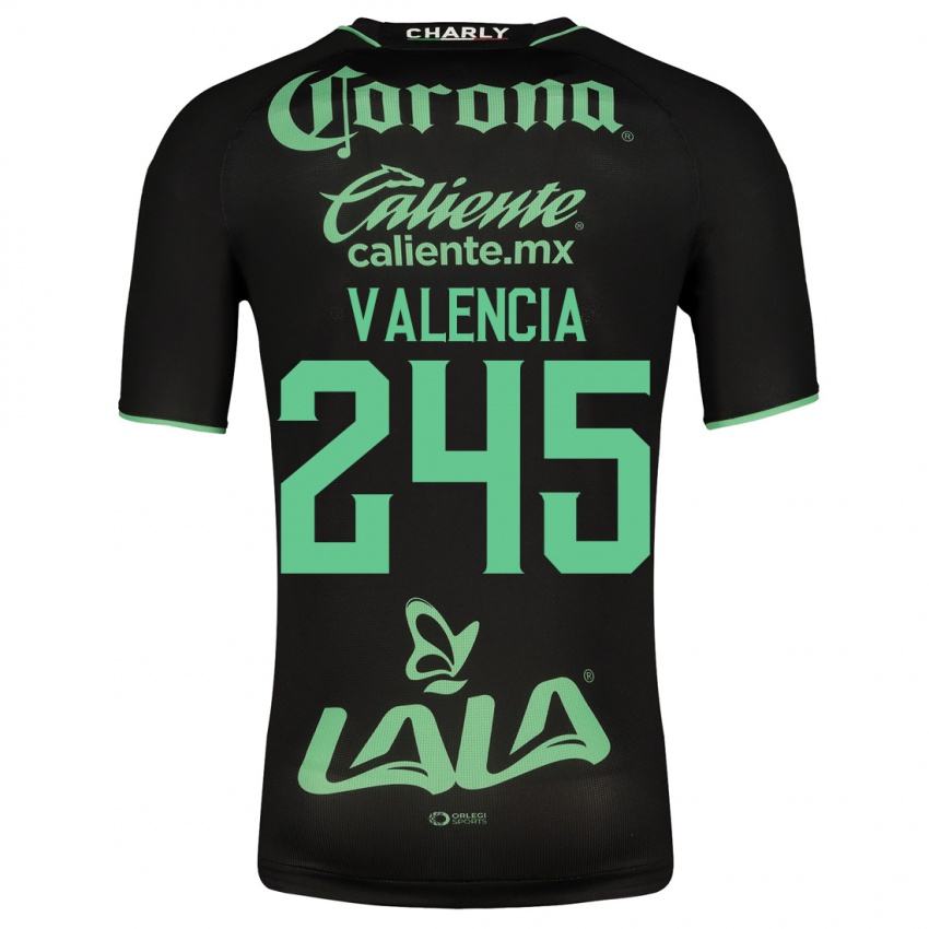 Herren Álex Valencia #245 Schwarz Auswärtstrikot Trikot 2023/24 T-Shirt Belgien