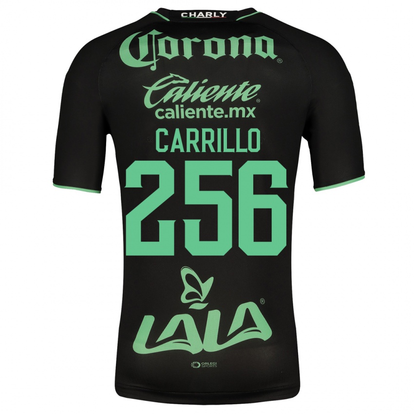 Herren Stéphano Carrillo #256 Schwarz Auswärtstrikot Trikot 2023/24 T-Shirt Belgien