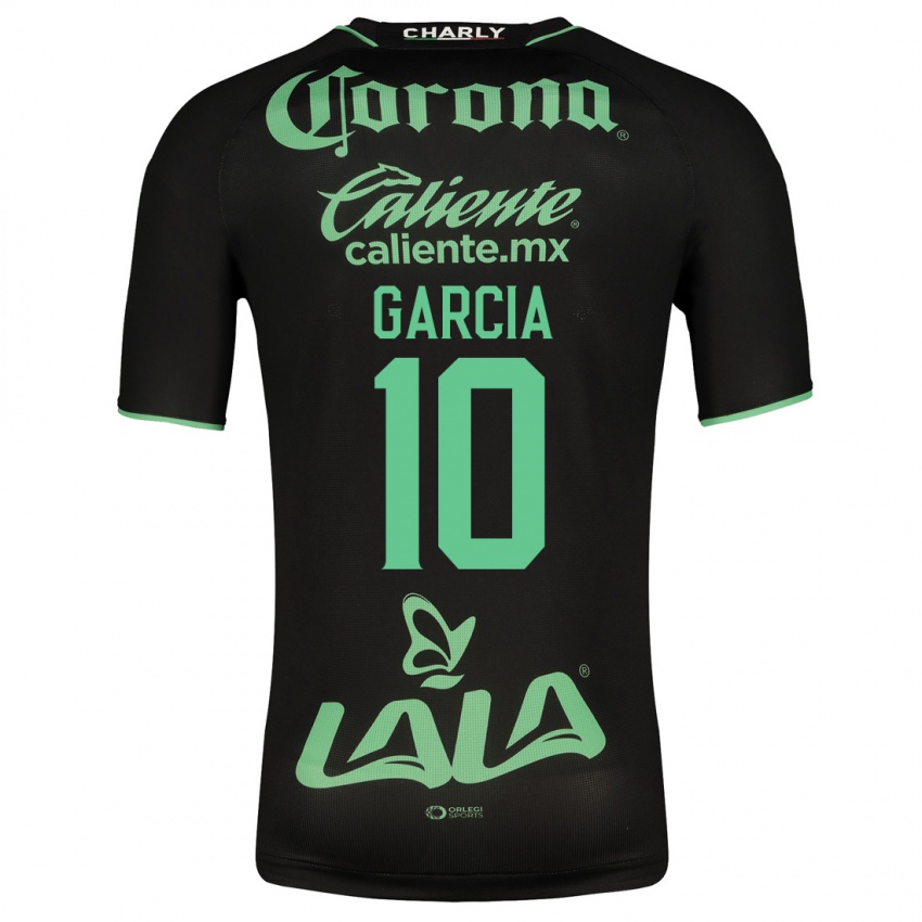 Herren Daniela García #10 Schwarz Auswärtstrikot Trikot 2023/24 T-Shirt Belgien