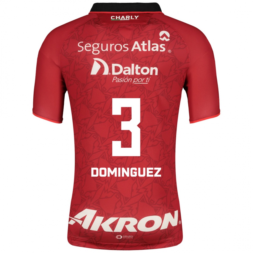 Herren Idekel Domínguez #3 Rot Auswärtstrikot Trikot 2023/24 T-Shirt Belgien