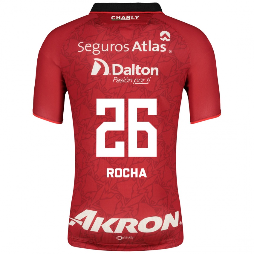 Herren Aldo Rocha #26 Rot Auswärtstrikot Trikot 2023/24 T-Shirt Belgien