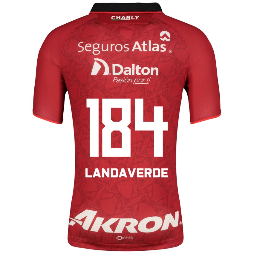 Herren Antero Landaverde #184 Rot Auswärtstrikot Trikot 2023/24 T-Shirt Belgien