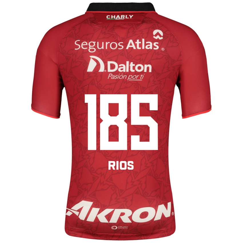 Herren Víctor Ríos #185 Rot Auswärtstrikot Trikot 2023/24 T-Shirt Belgien