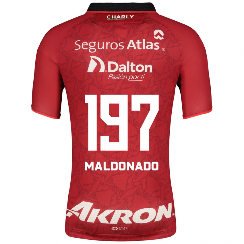 Herren Leonardo Pérez Maldonado #197 Rot Auswärtstrikot Trikot 2023/24 T-Shirt Belgien