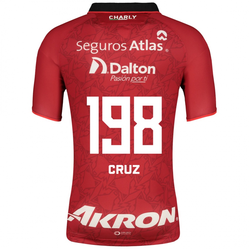 Herren Carlos Cruz #198 Rot Auswärtstrikot Trikot 2023/24 T-Shirt Belgien