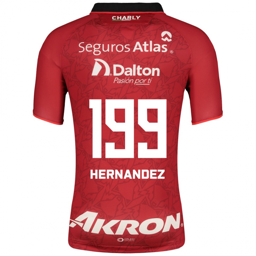 Herren Sergio Hernández #199 Rot Auswärtstrikot Trikot 2023/24 T-Shirt Belgien