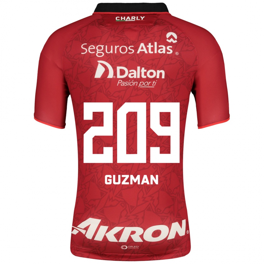 Herren Jorge Guzmán #209 Rot Auswärtstrikot Trikot 2023/24 T-Shirt Belgien