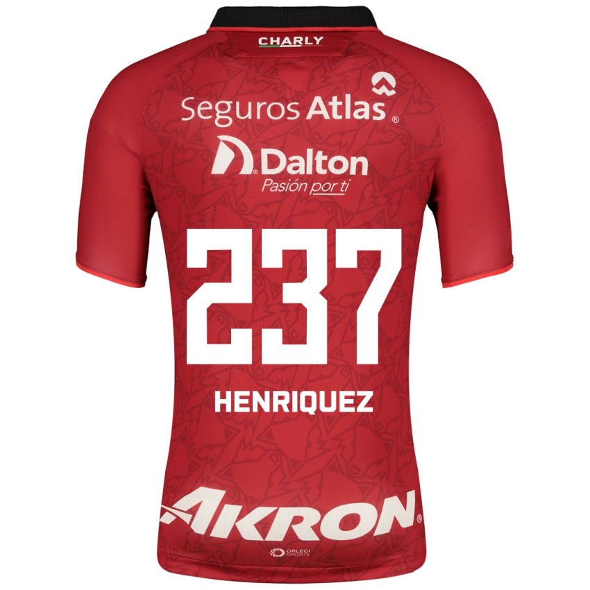 Herren Carlos Henríquez #237 Rot Auswärtstrikot Trikot 2023/24 T-Shirt Belgien