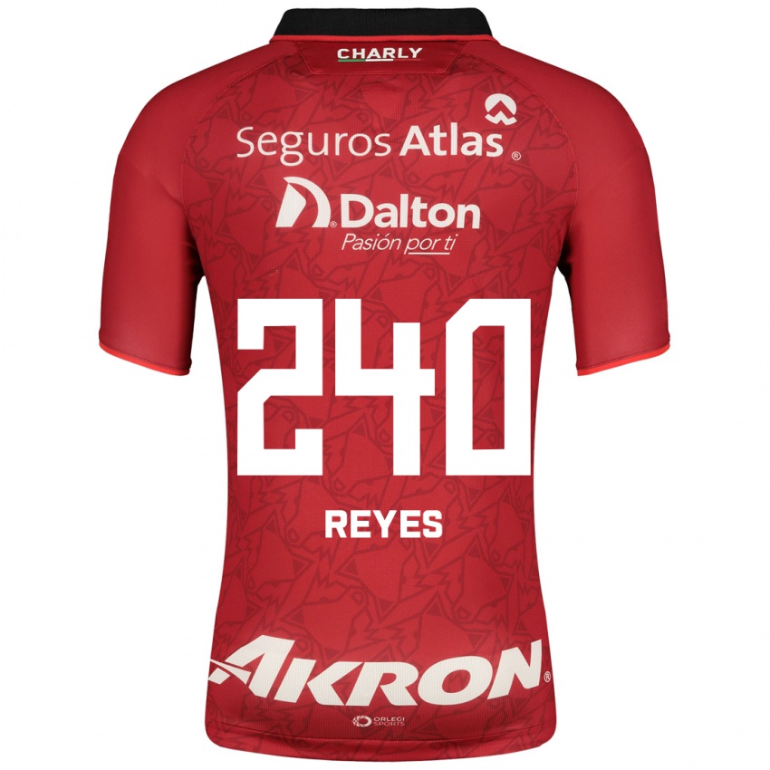 Herren Óscar Reyes #240 Rot Auswärtstrikot Trikot 2023/24 T-Shirt Belgien