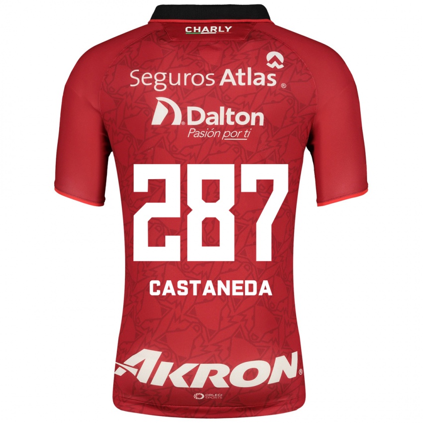 Herren Mariano Castañeda #287 Rot Auswärtstrikot Trikot 2023/24 T-Shirt Belgien