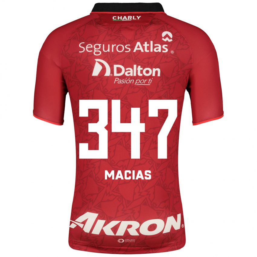 Herren Ángel Macías #347 Rot Auswärtstrikot Trikot 2023/24 T-Shirt Belgien