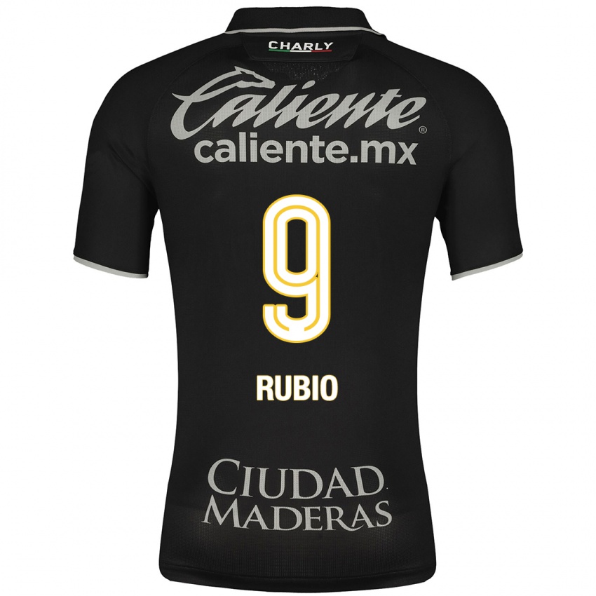 Herren Brian Rubio #9 Schwarz Auswärtstrikot Trikot 2023/24 T-Shirt Belgien