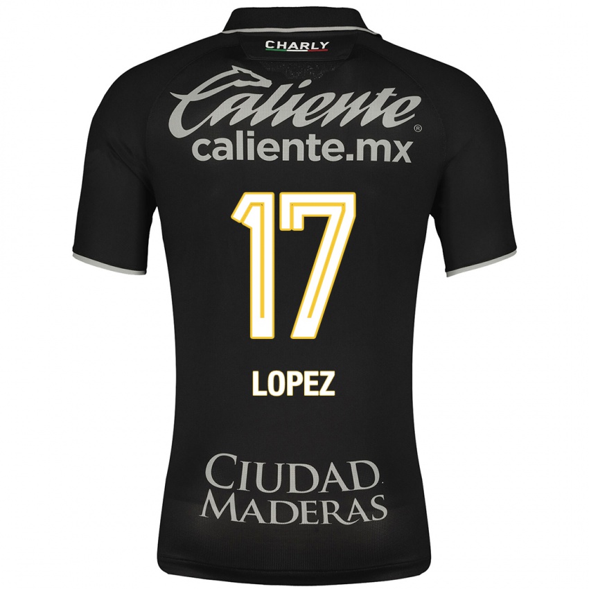 Heren Nicolás López #17 Zwart Uitshirt Uittenue 2023/24 T-Shirt België