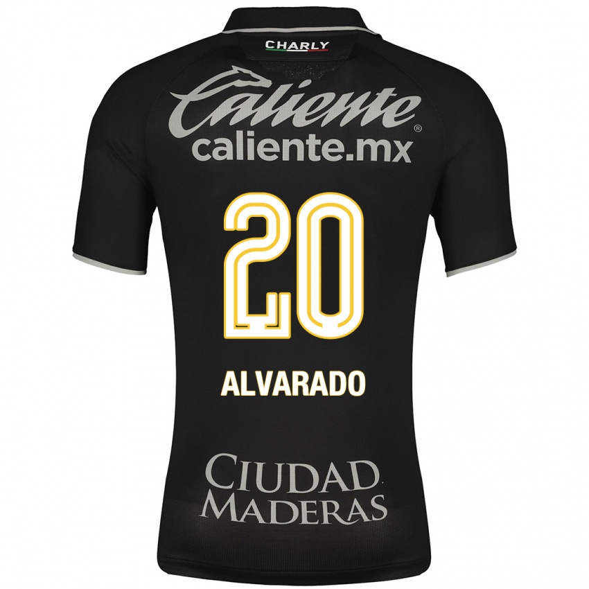 Heren Alfonso Alvarado #20 Zwart Uitshirt Uittenue 2023/24 T-Shirt België