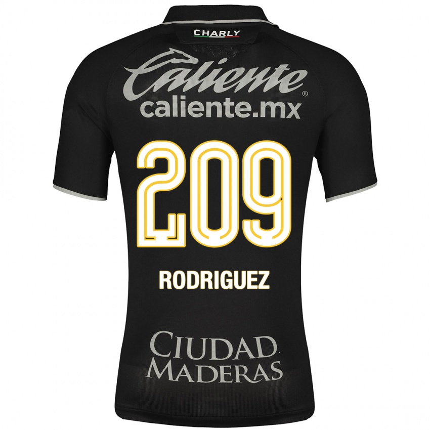 Heren Víctor Rodríguez #209 Zwart Uitshirt Uittenue 2023/24 T-Shirt België