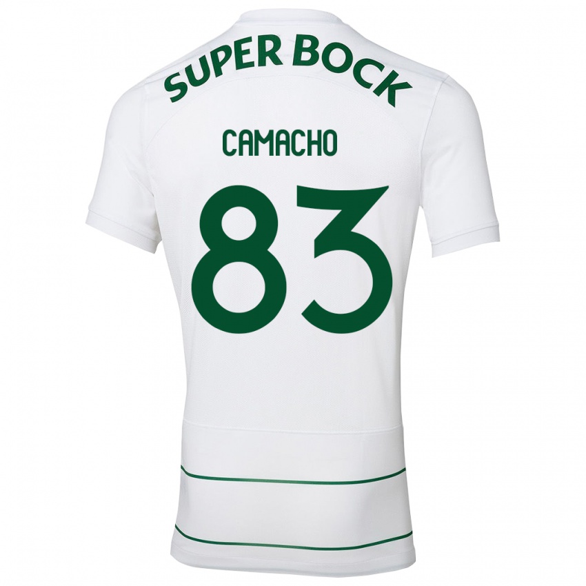 Herren Rafael Camacho #83 Weiß Auswärtstrikot Trikot 2023/24 T-Shirt Belgien